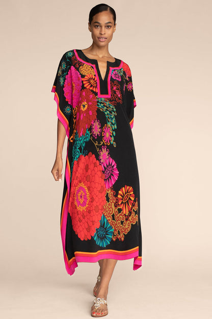Oversize V-Neck Kaftan - Seldom Seen Styles