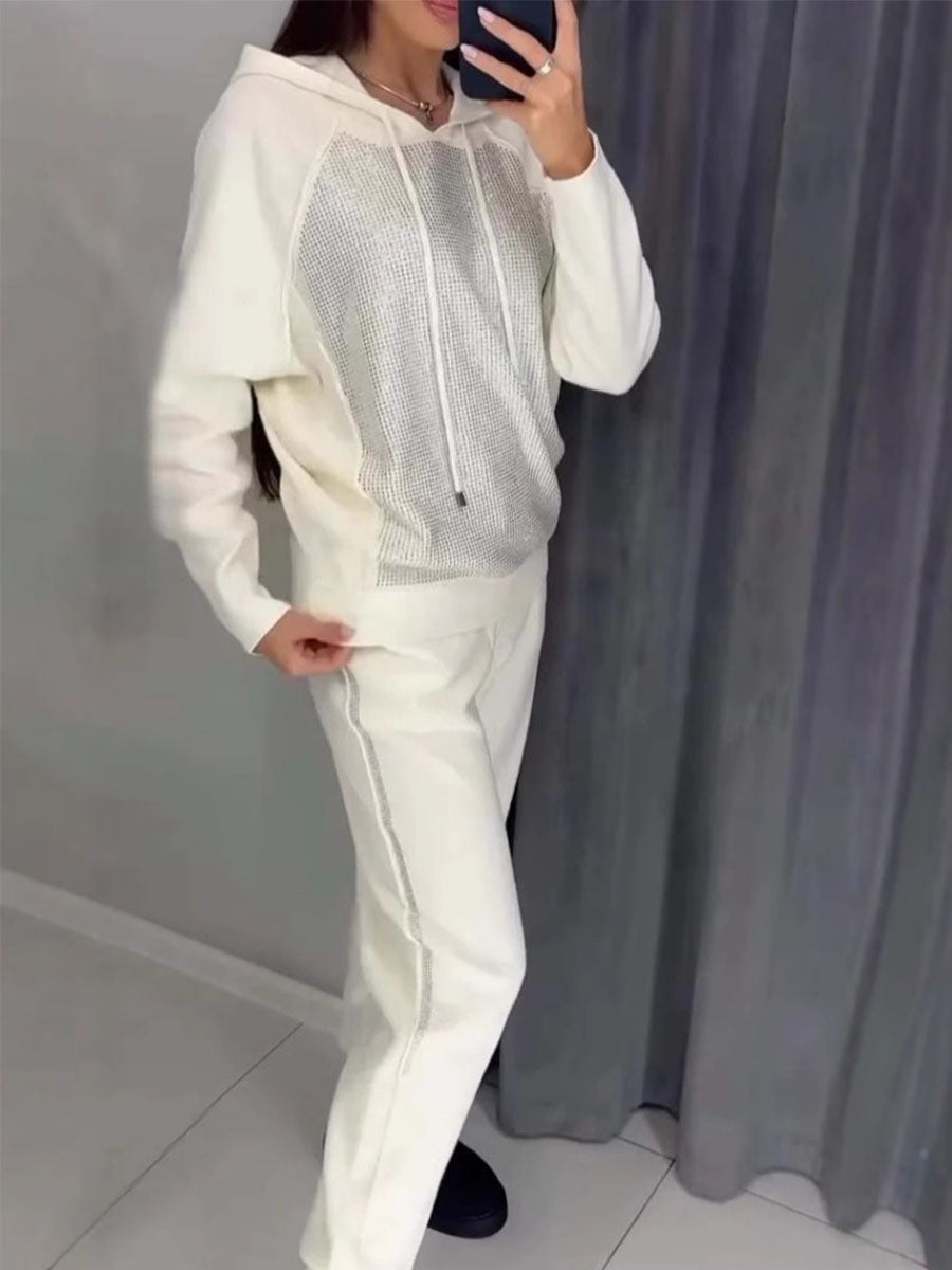 Sparkle Chic Hoodie Jogger Set