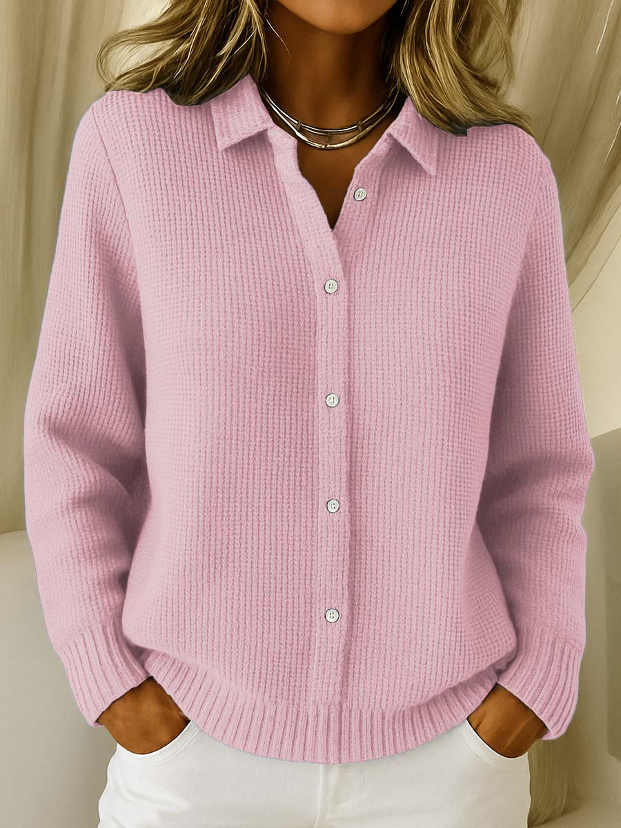 Elaine | Classic Knit Button Cardigan - Seldom Seen Styles