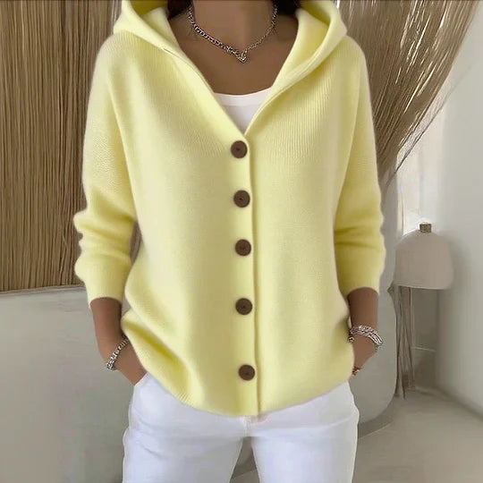 Cally – Soft Hooded Knit Cardigan for Effortless Everyday Comfort - Seldom Seen Styles