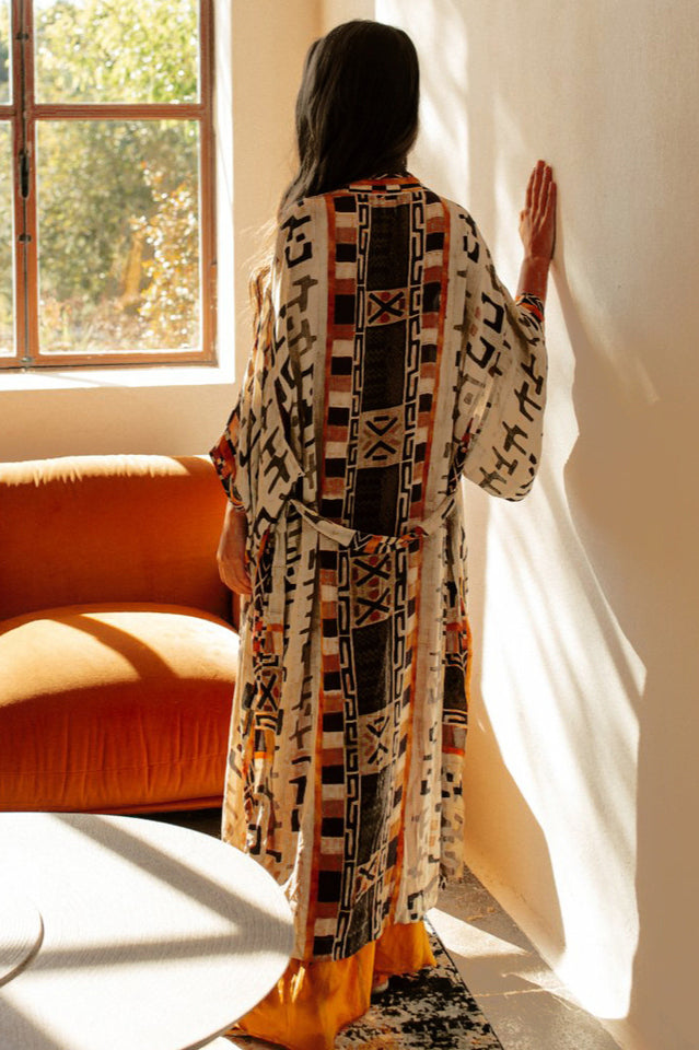 Boho Tie Dye Kimono Blouse - Seldom Seen Styles