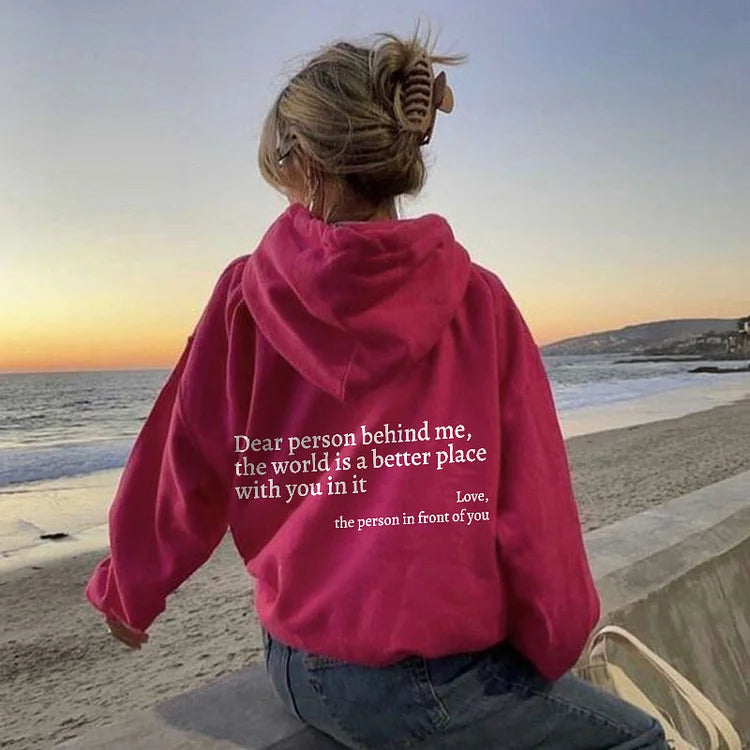 Dear Person Behind Me Sweatshirt - Seldom Seen Styles