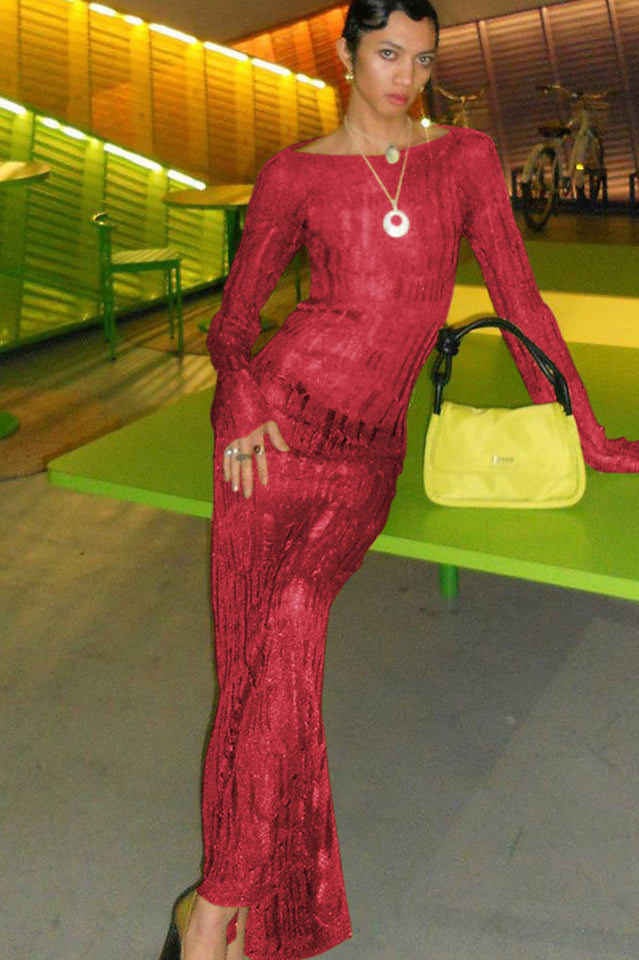 Moss Green Metallic Umbra Dress - Seldom Seen Styles