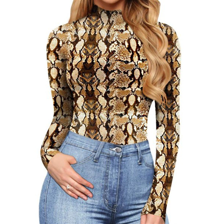 Women's Sexy Square Neck Bodysuit Long Sleeve Double Lined Shirt Tops