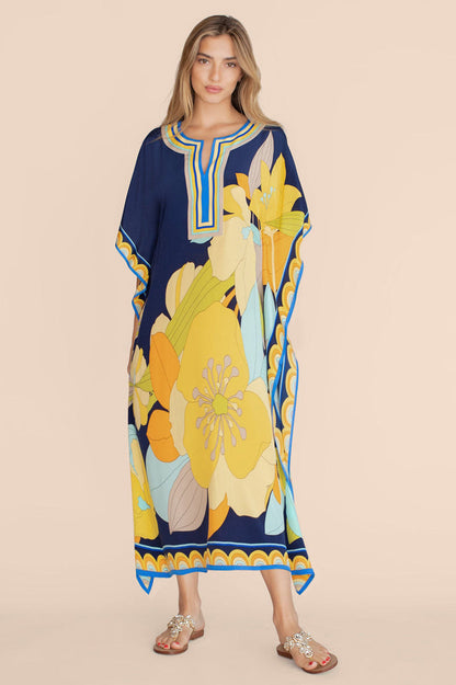 Oversize V-Neck Kaftan - Seldom Seen Styles