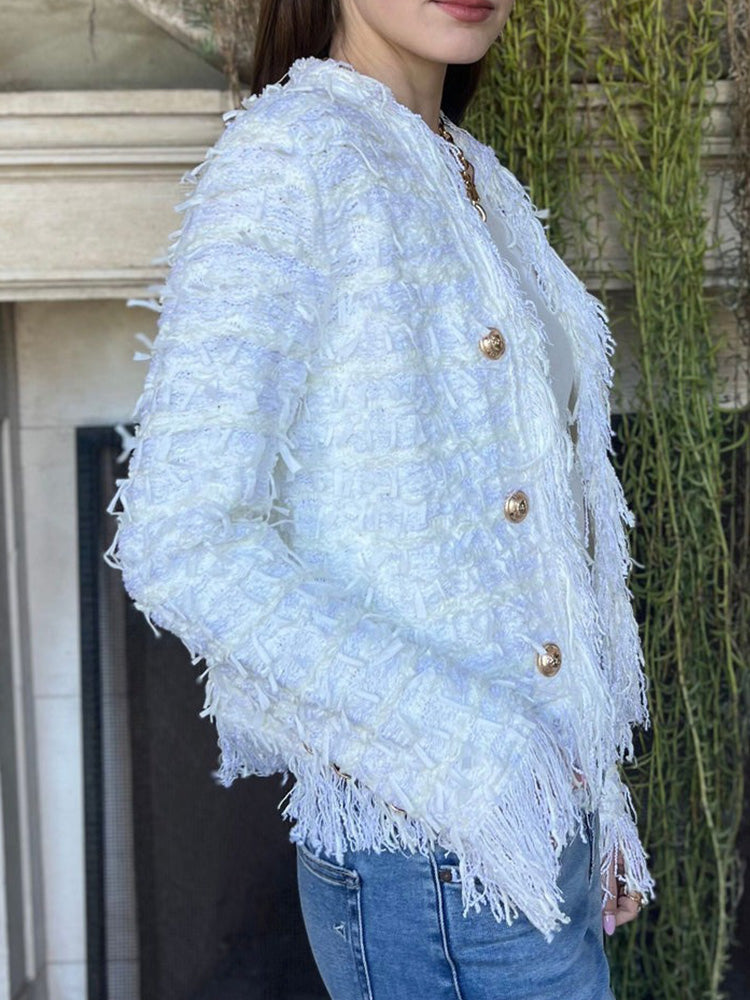 Women's Tassel Elegant Cardigan Jacket - Seldom Seen Styles