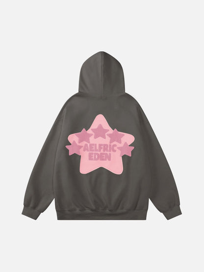 Vintage Embroidery Eden Star V303 Hoodie