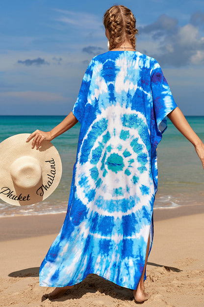 Tropical Pattern Kimono Blouse ( 29 Colors ) | Dress In Beauty