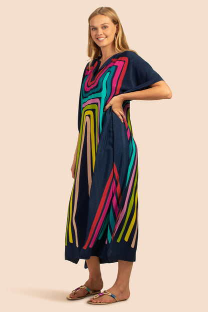 Oversize V-Neck Kaftan - Seldom Seen Styles