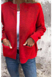 Womens Zip Up Cardigan Sweaters Crew Neck Trendy Jackets Long Sleeve Outfits Fall Fashion 2025 Winter Clothing - Seldom Seen Styles