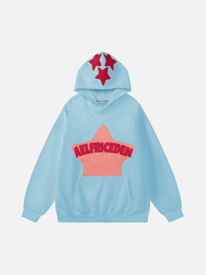 Vintage Embroidery Eden Star V303 Hoodie