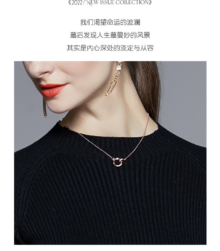 Reese Gradient Patchwork Pleated Midi Dress  Knitted Patchwork Gradient Color Pleated Slim Waist Large Swing Long Dress