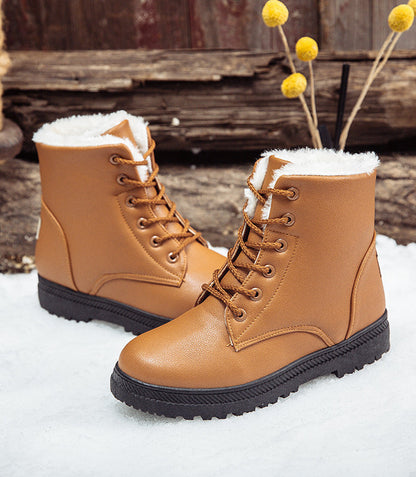 Winter large snow boots warm and plush boots - Seldom Seen Styles