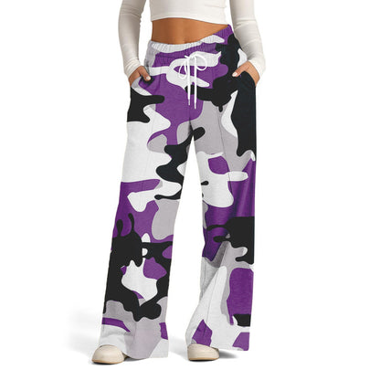 Women's Wide Leg Sweatpants Casual Loose Solid Color Pants Comfy Lounge Joggers Baggy Sweatpants Pockets - Seldom Seen Styles