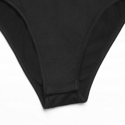 Women's Lace Long Sleeve Corset Bodysuit Tops Sheer Mesh V neck Jumpsuit