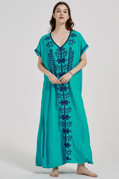 Boho Print Slit Dress - Seldom Seen Styles