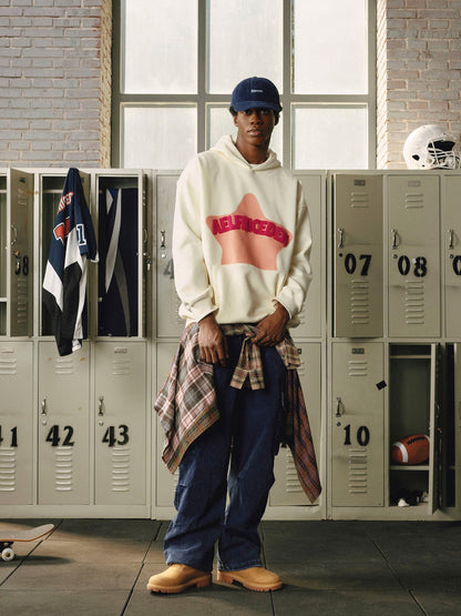 Vintage Embroidery Eden Star V303 Hoodie