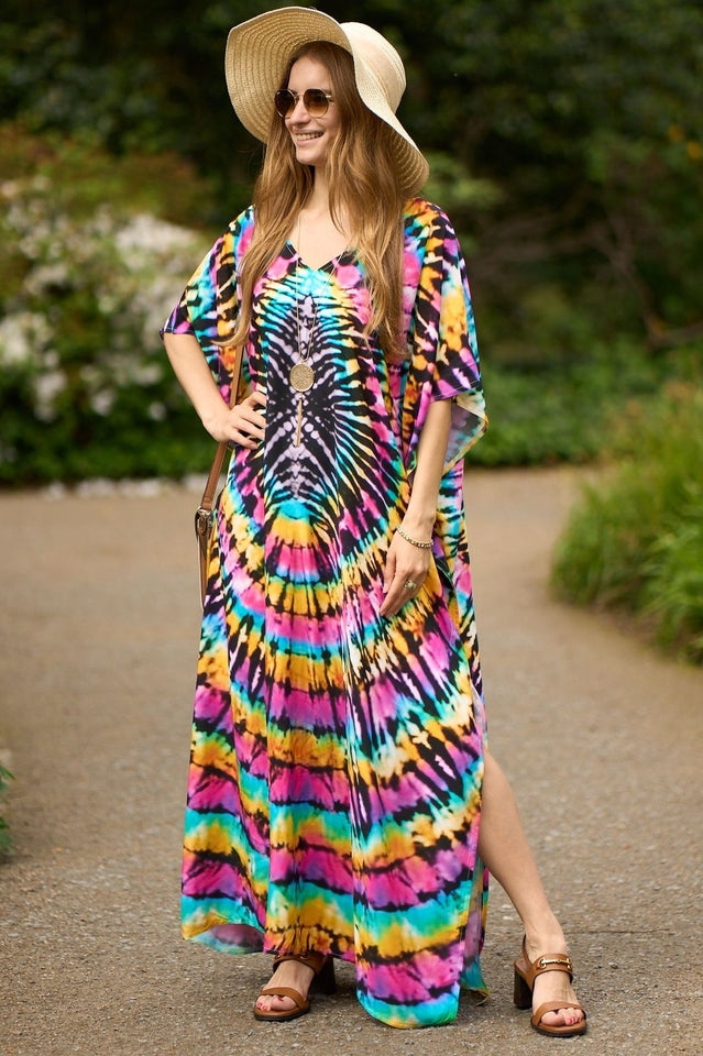 Tie Dye Cover Up Dress (11 Colors) - Seldom Seen Styles