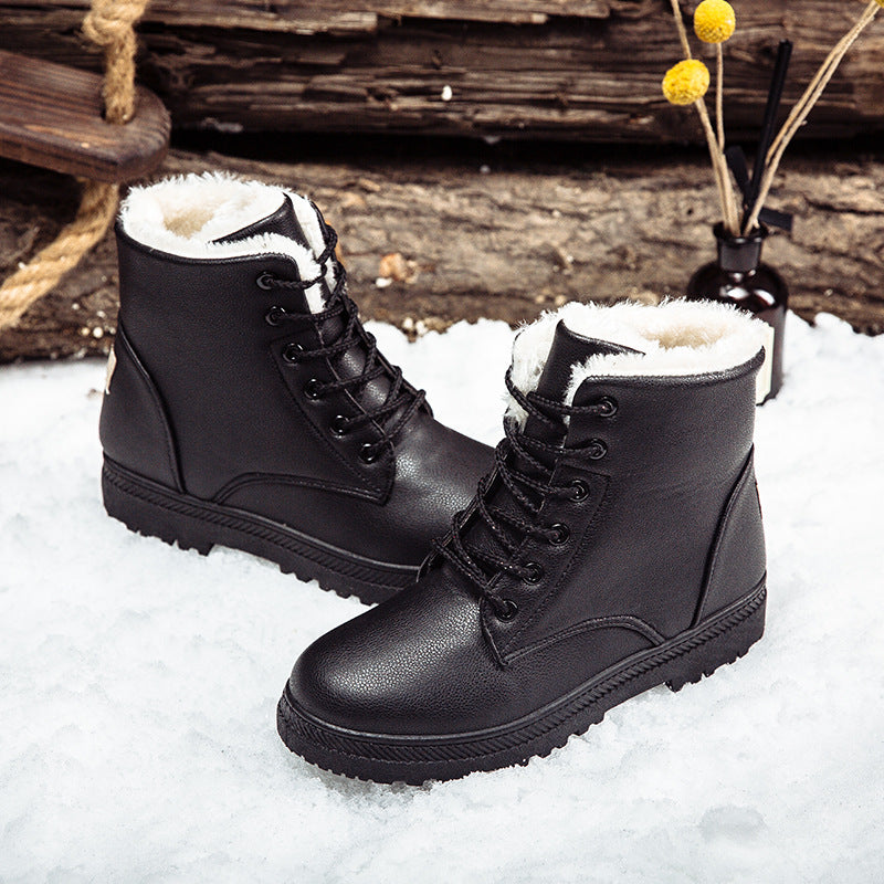 Winter large snow boots warm and plush boots - Seldom Seen Styles