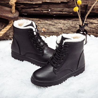 Winter large snow boots warm and plush boots - Seldom Seen Styles
