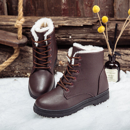 Winter large snow boots warm and plush boots - Seldom Seen Styles