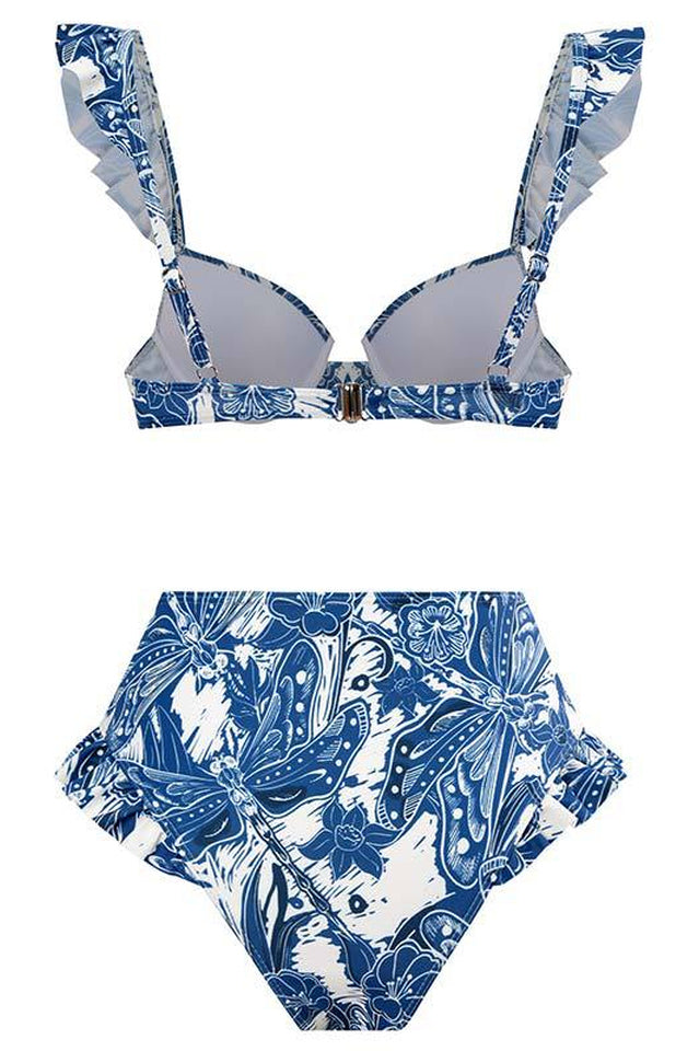 Ruffled Push Up Bikini Set - Seldom Seen Styles