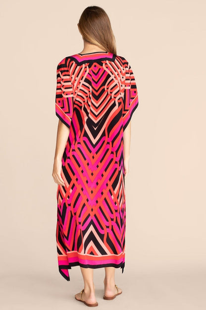 Oversize V-Neck Kaftan - Seldom Seen Styles