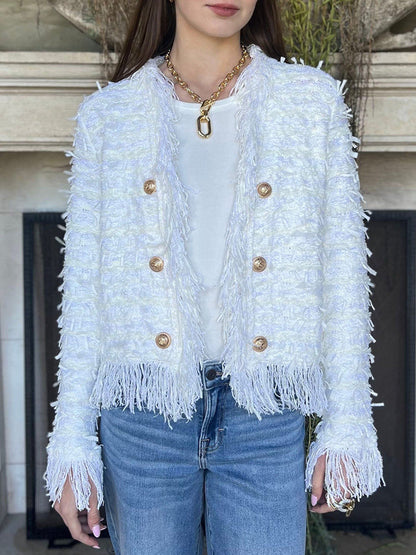 Women's Fashionable Tassel Elegant Cardigan Jacket - Seldom Seen Styles