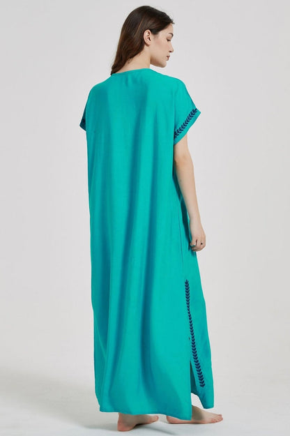 Boho Print Slit Dress - Seldom Seen Styles