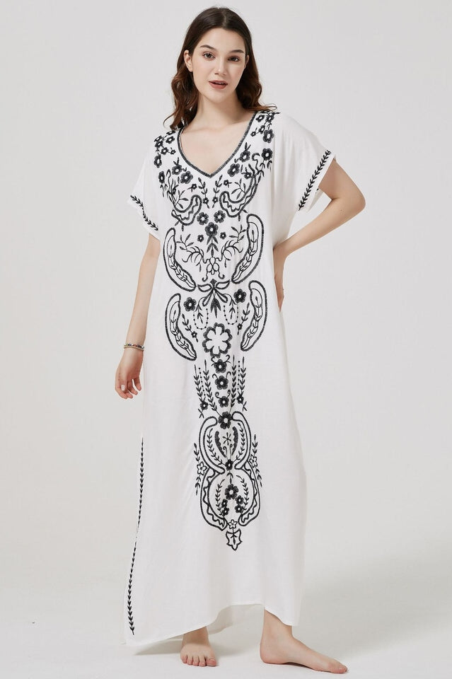 Boho Print Slit Dress | Dress In Beauty