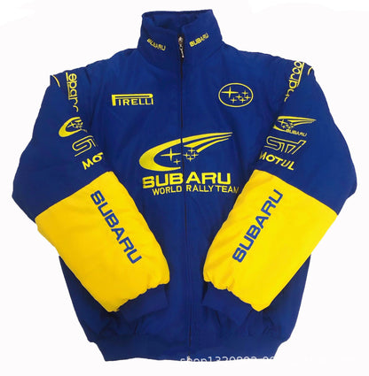Blue Subaru Jacket
