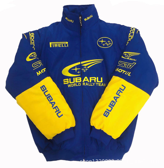 Blue Subaru Jacket - Seldom Seen Styles