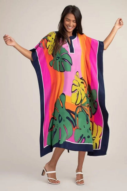 Oversize V-Neck Kaftan | Dress In Beauty