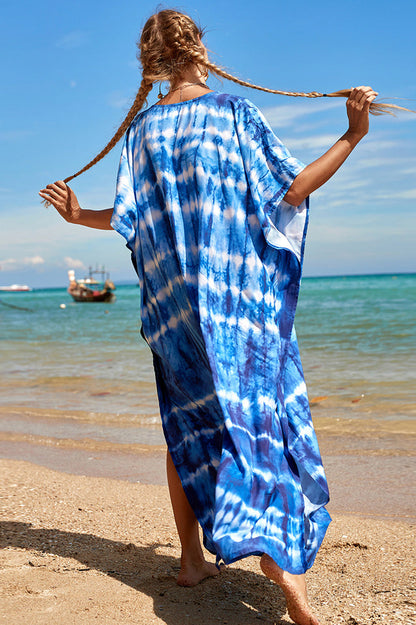 Tropical Pattern Kimono Blouse ( 29 Colors ) | Dress In Beauty