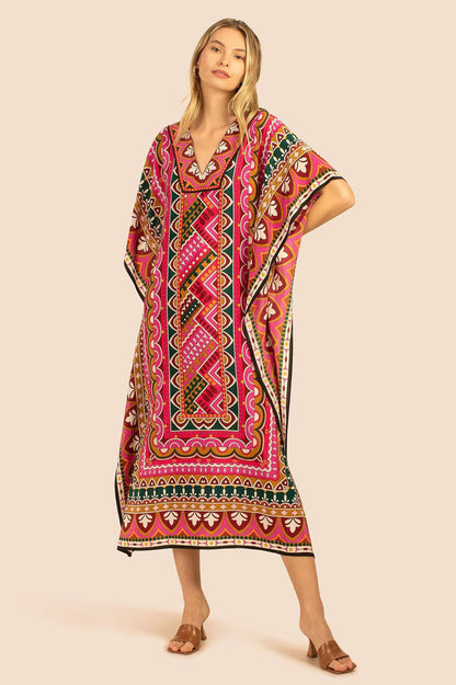 Oversize V-Neck Kaftan - Seldom Seen Styles