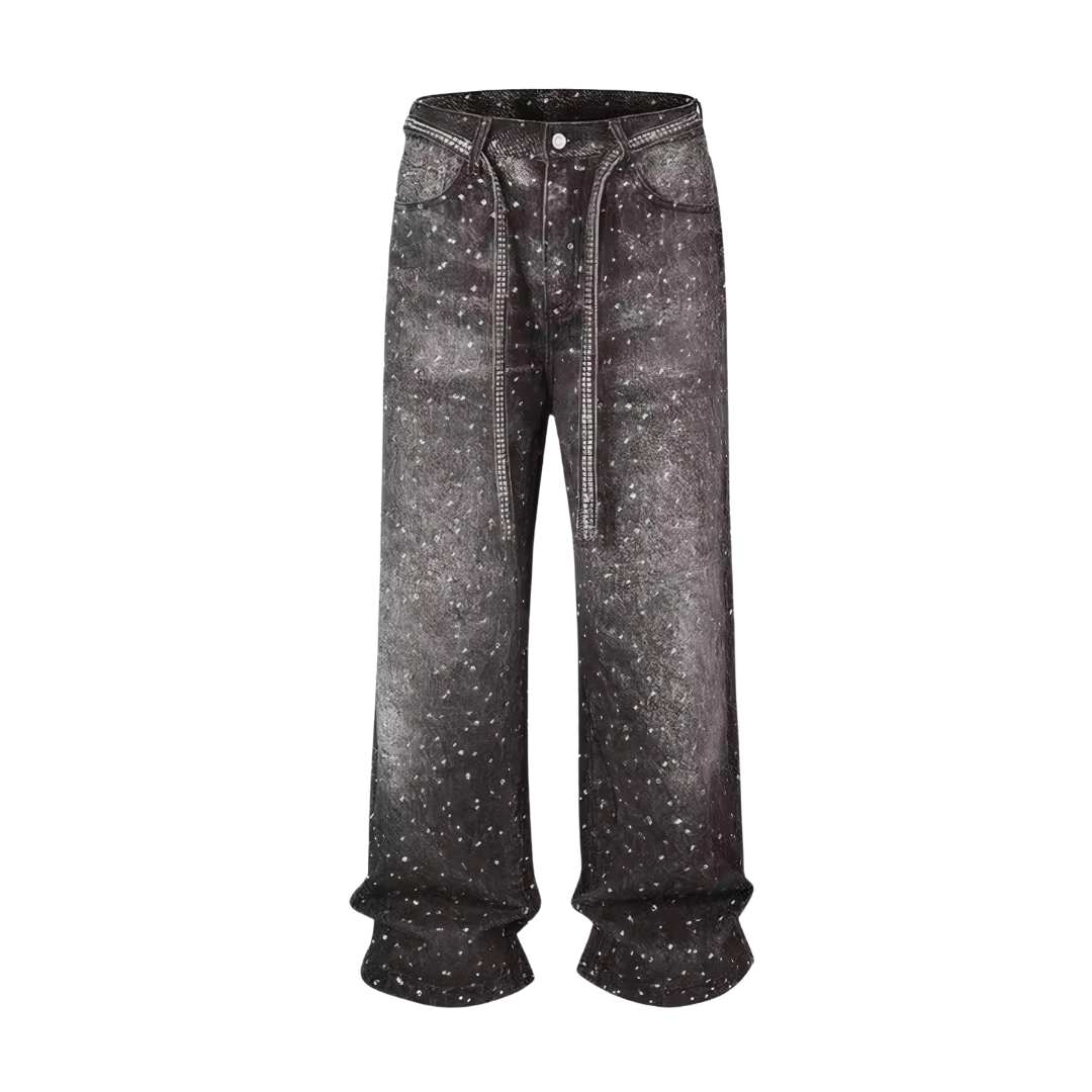 Rhinestone Baggy Pants | Bold & Comfortable Style