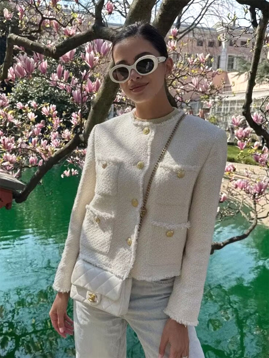 Cozy Luxe City Tweed Jacket