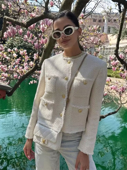 Cozy Luxe City Tweed Jacket