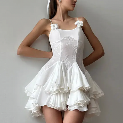 XENI RUFFLE MINI DRESS - Seldom Seen Styles