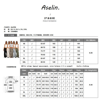 Women Cargo Pants Wide Leg Casual Baggy Parachute Pants Multi Pockets Y2K Straight Trousers - Seldom Seen Styles