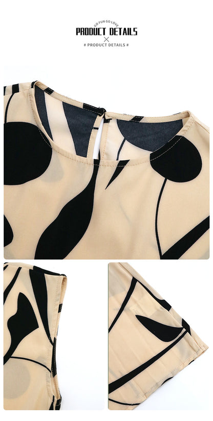 Floral Dress for Women Wedding Guest Crewneck Short Sleeve Casual Summer Dress Tie Waist Midi Flowy Boho Beach Dresses