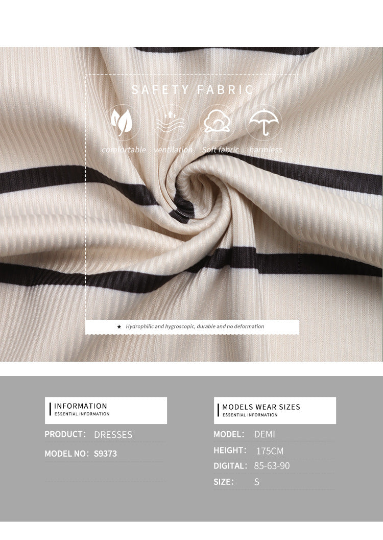 Floral Applique Bodycon Dress for Women Striped Off-Shoulder Party Cocktail Dress with 3D Flower