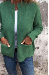 Womens Zip Up Cardigan Sweaters Crew Neck Trendy Jackets Long Sleeve Outfits Fall Fashion 2025 Winter Clothing - Seldom Seen Styles