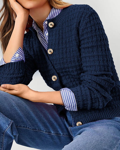 Women's Knit Cardigan Sweaters Casual Long Sleeve Open Front Button Down Trendy Jackets Outerwear