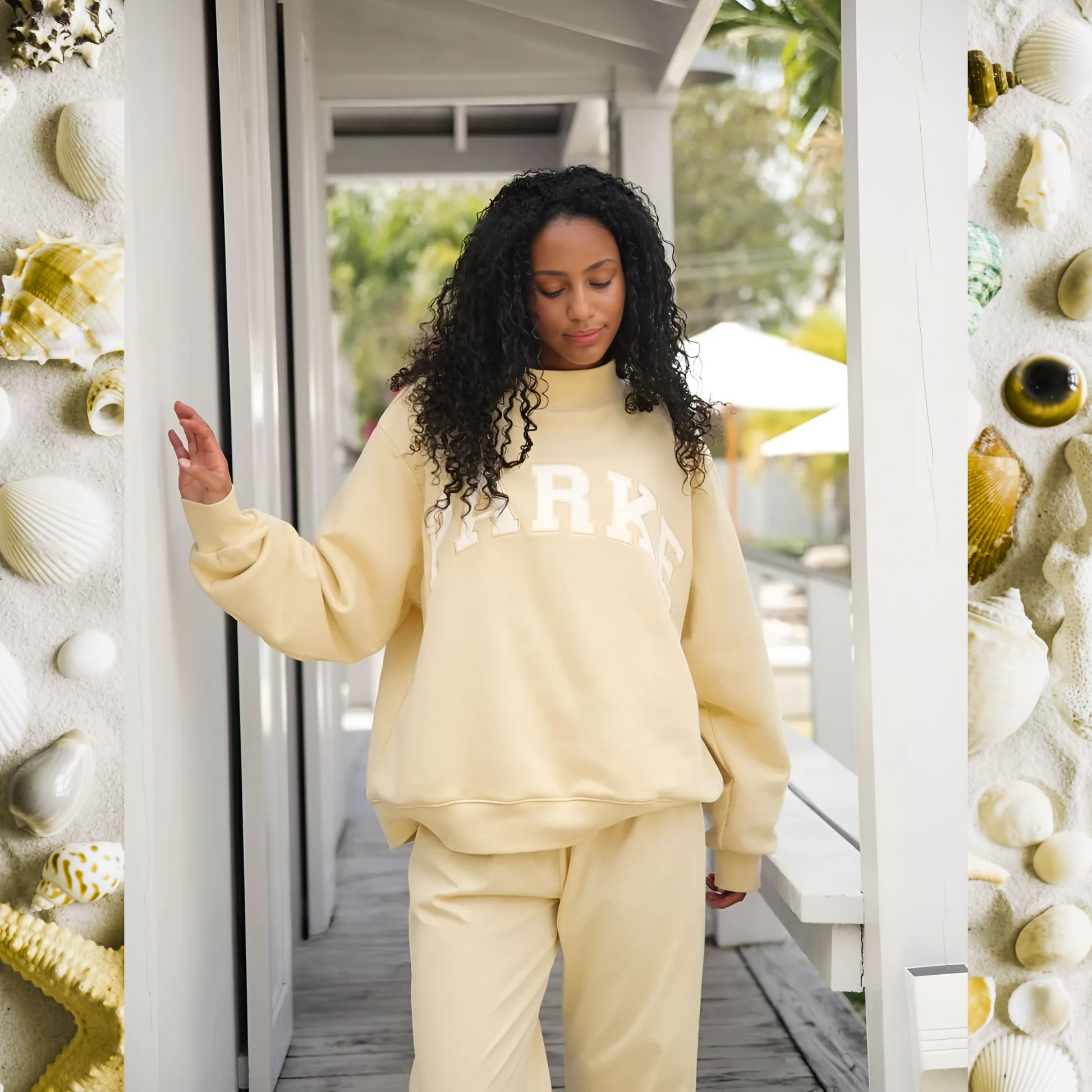 Sunkissed Varsity Mockneck - Seldom Seen Styles