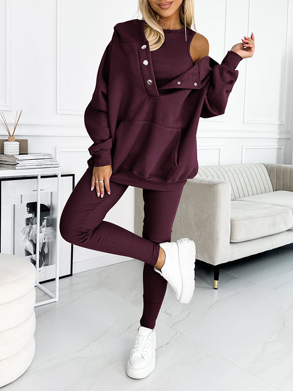 Casual and Comfortable Sweatshirt Suit - Seldom Seen Styles