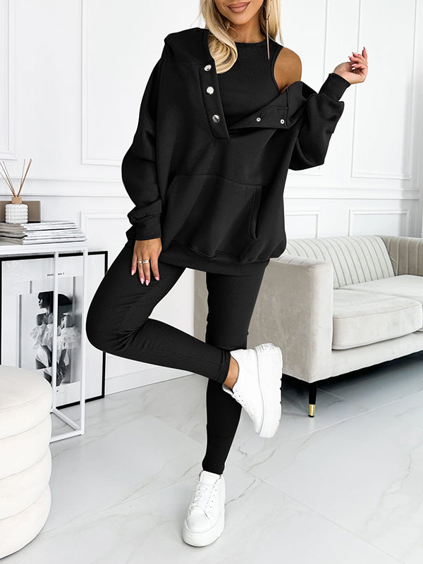 Casual and Comfortable Sweatshirt Suit - Seldom Seen Styles