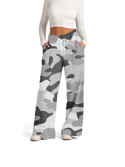 Women's Wide Leg Sweatpants Casual Loose Solid Color Pants Comfy Lounge Joggers Baggy Sweatpants Pockets - Seldom Seen Styles