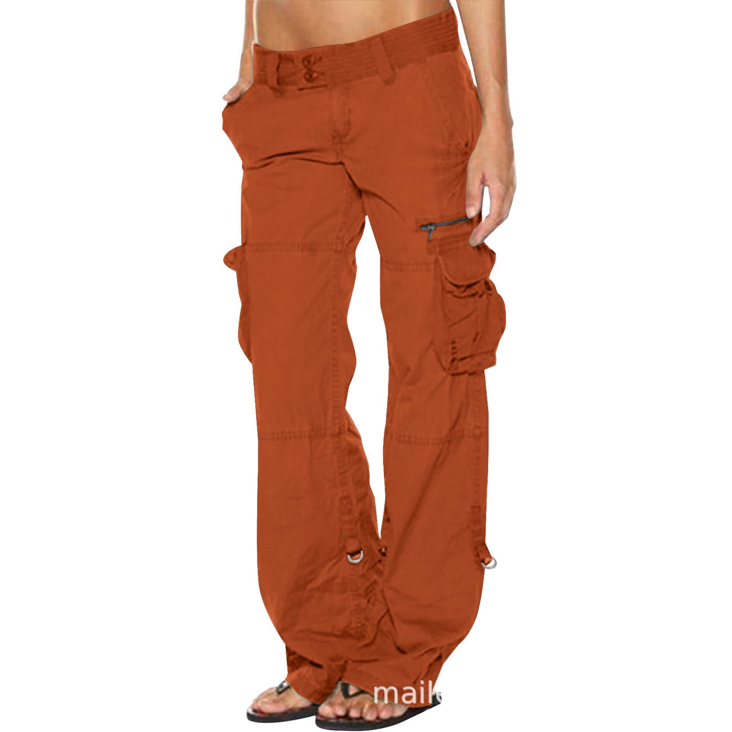 low rise khaki cargo pants - Seldom Seen Styles