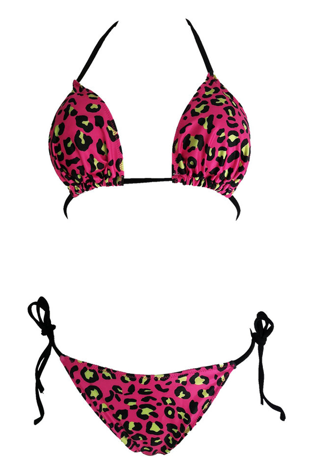 Leopard Print Push Up Brazilian Swimsuit - Seldom Seen Styles